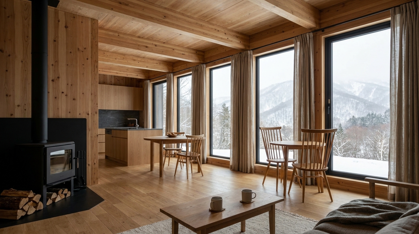 南の小屋 内観