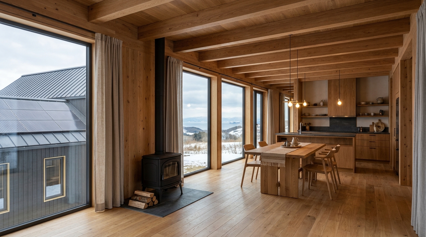 陽の小屋 内観