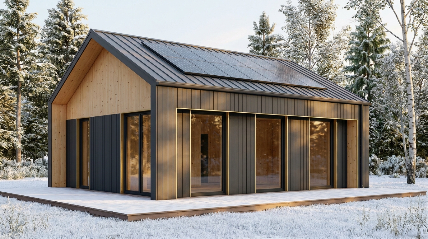 森の塔 外観 — AI render based on BIM specs
