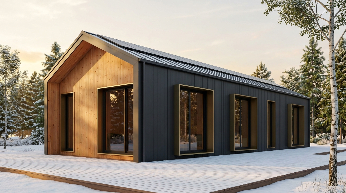 月の蔵 外観 — AI render based on BIM specs