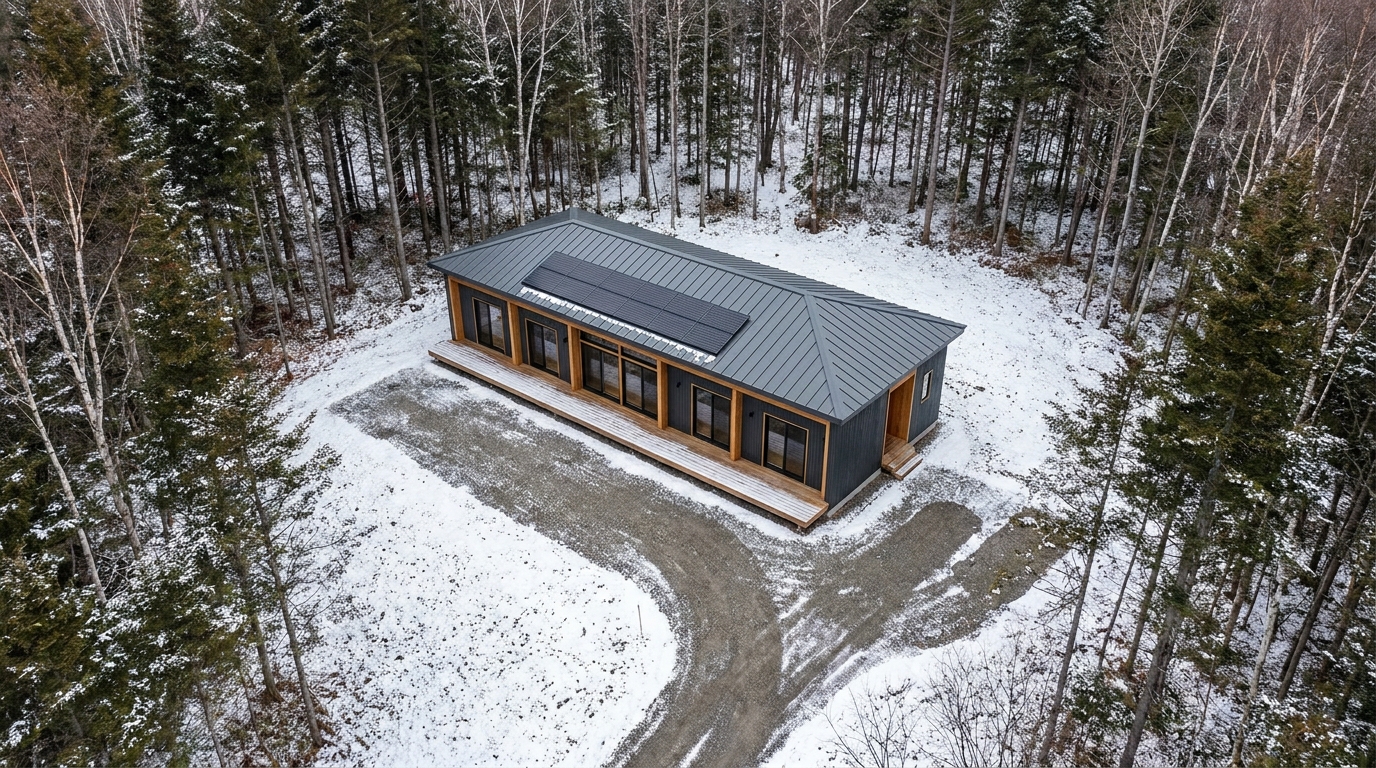 森の小屋 配置