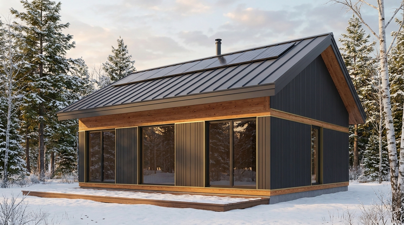月の砦 外観 — AI render based on BIM specs