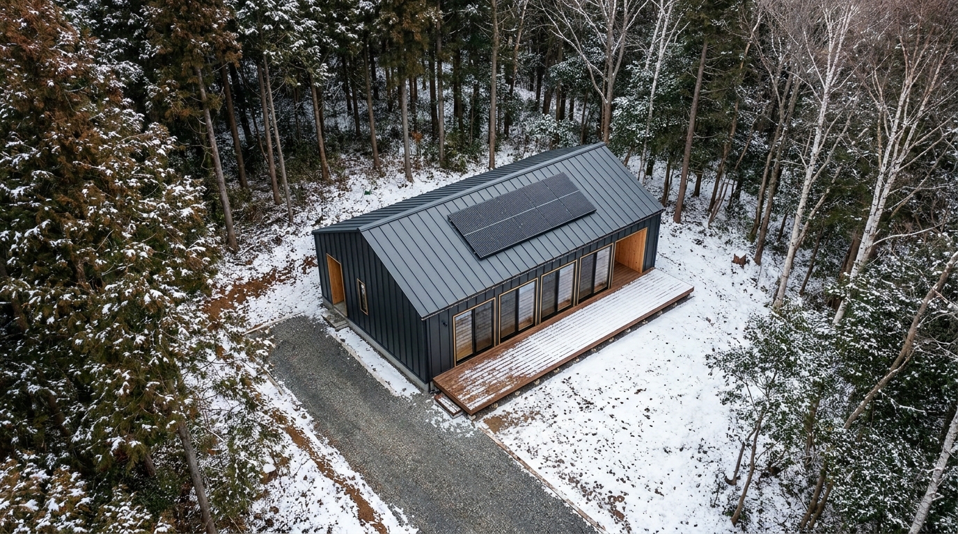 森の小屋 配置