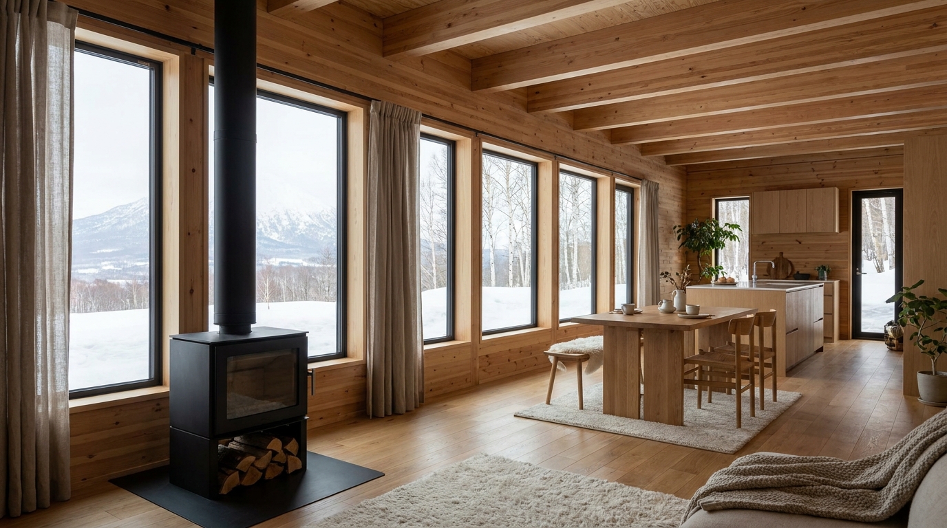 陽の小屋 内観