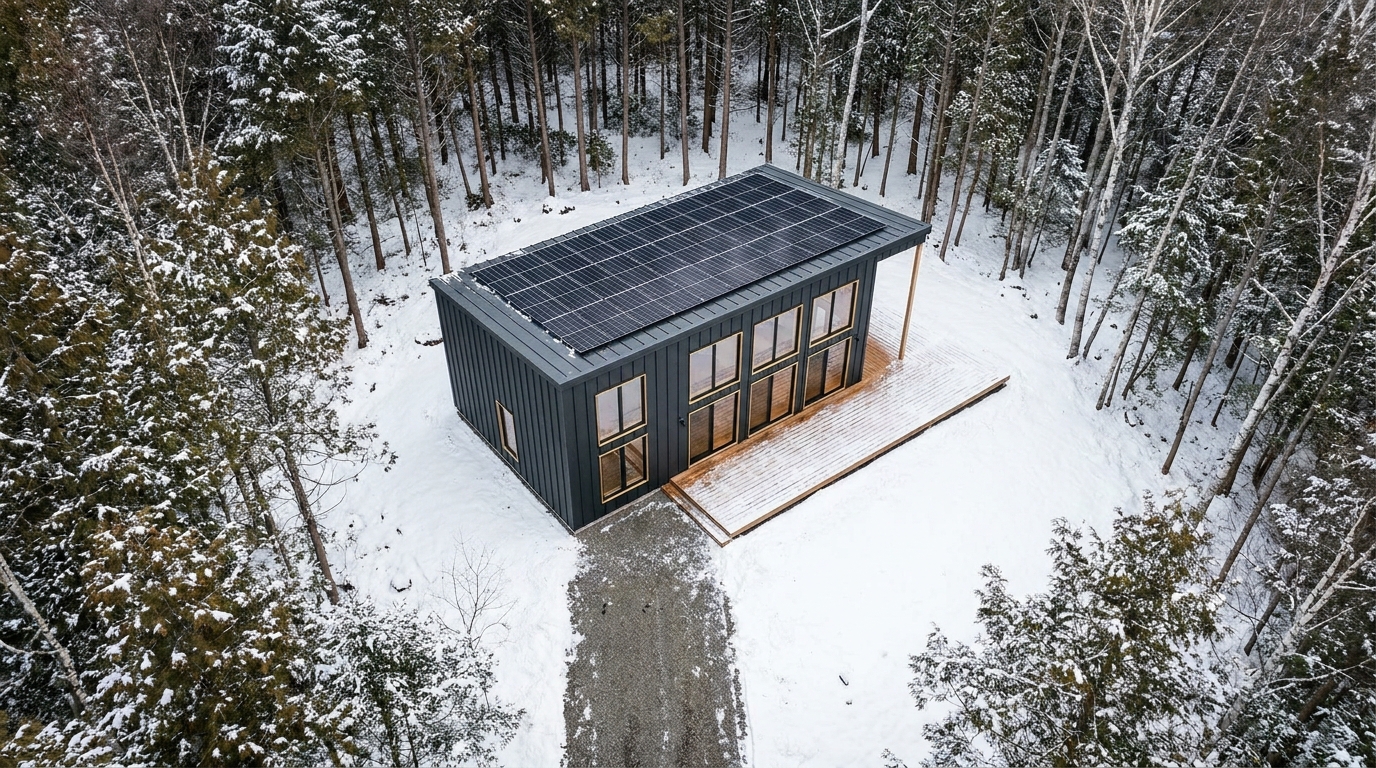 西の小屋 配置