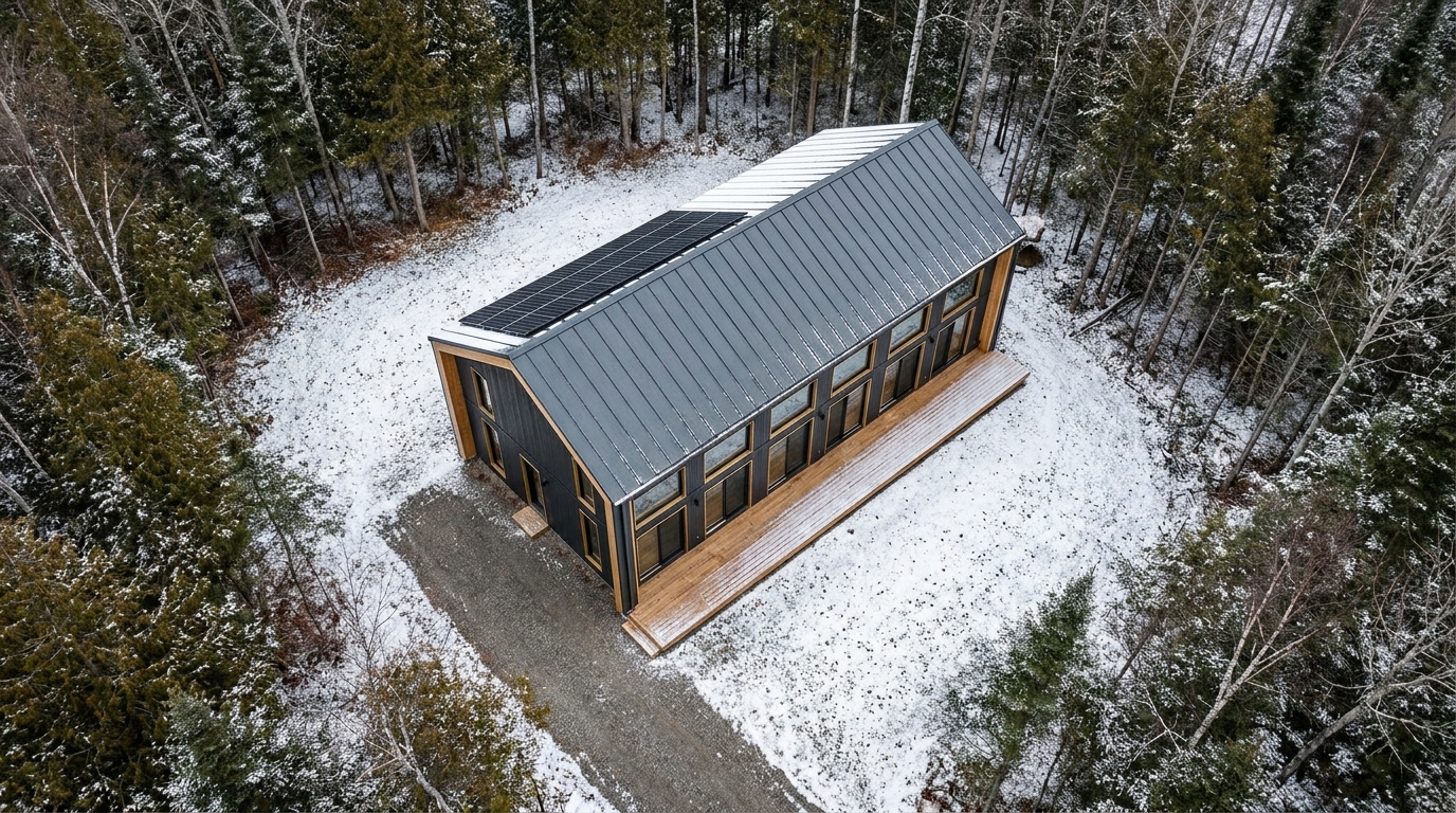 霧の小屋 配置