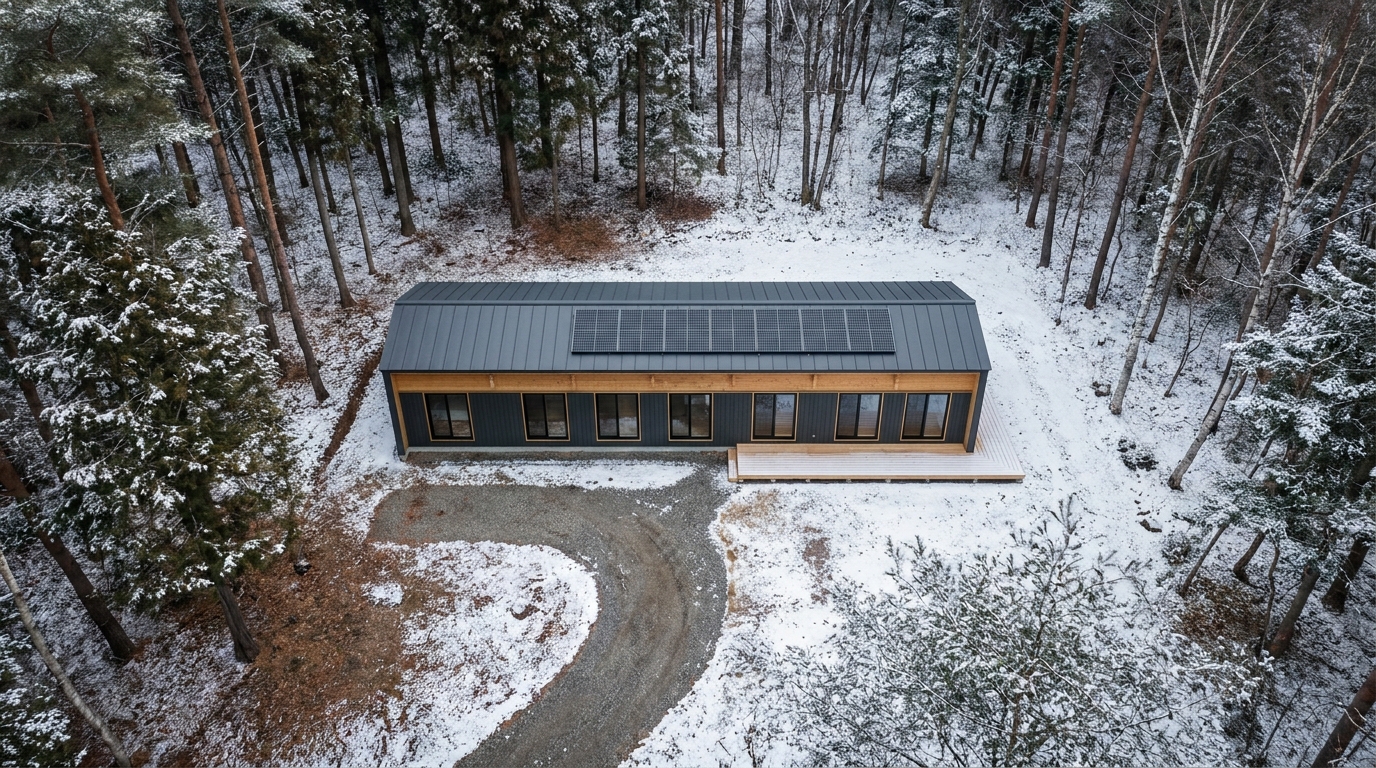 霧の小屋 配置