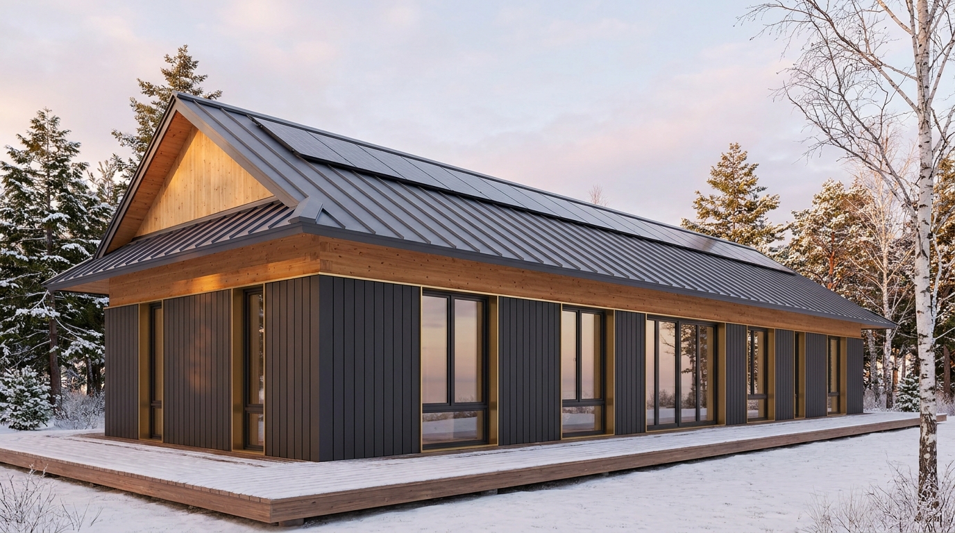 月の蔵 外観 — AI render based on BIM specs