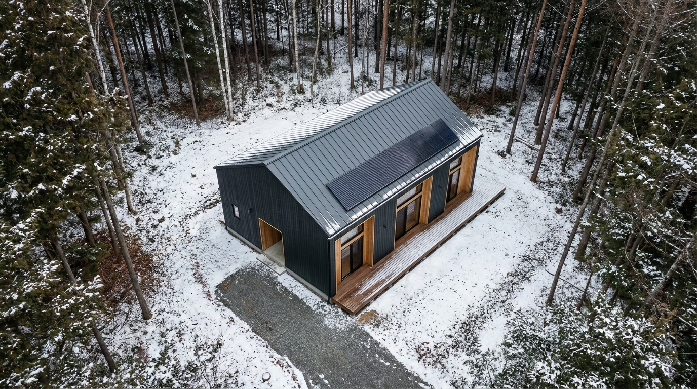 北の小屋 配置