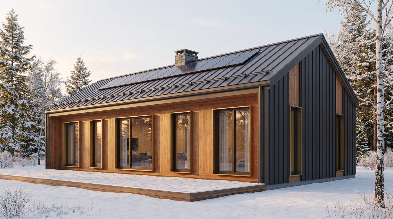 月の砦 外観 — AI render based on BIM specs