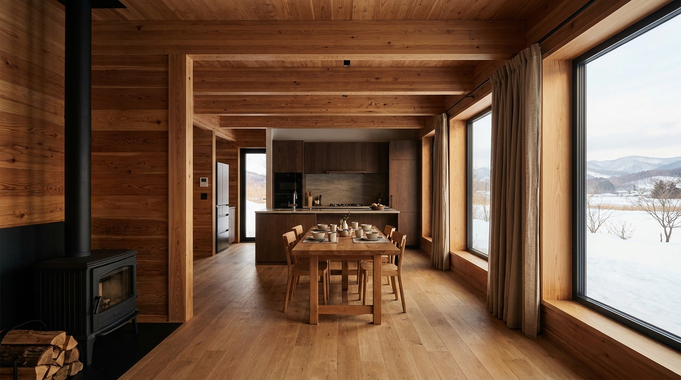 南の小屋 内観