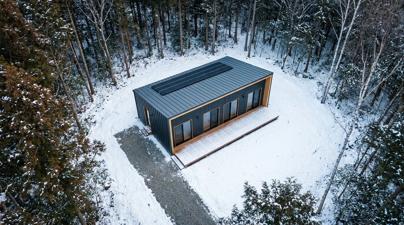森の小屋 配置