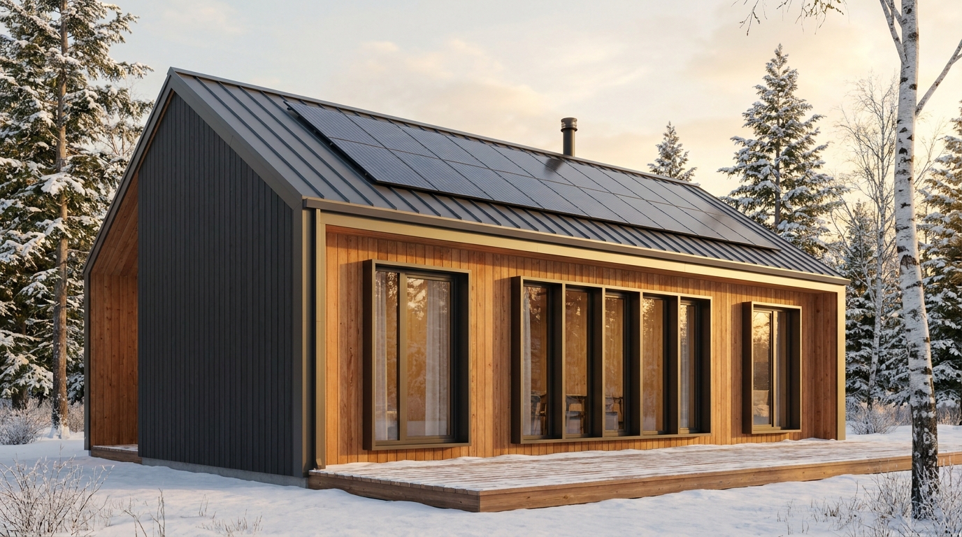森の塔 外観 — AI render based on BIM specs