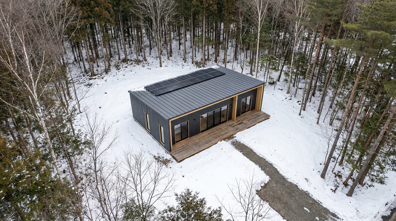 森の小屋 配置