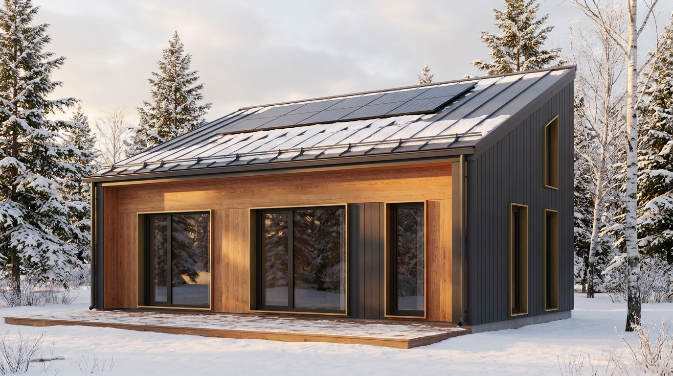 南の杜 外観 — AI render based on BIM specs