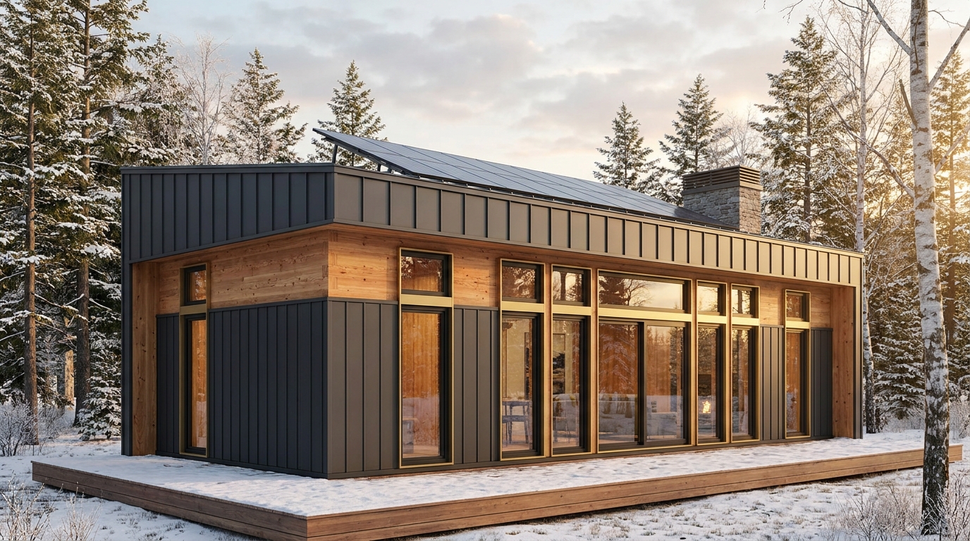 東の杜 外観 — AI render based on BIM specs