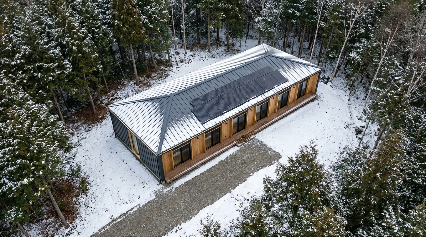 霜の小屋 配置