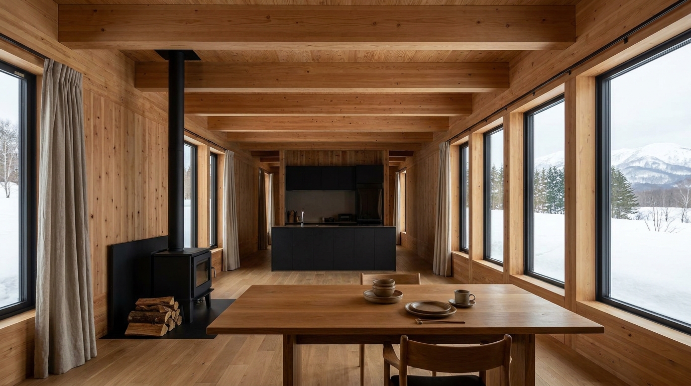 陽の小屋 内観