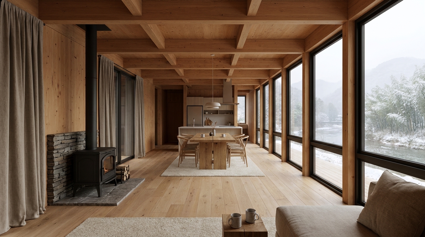 月の小屋 内観