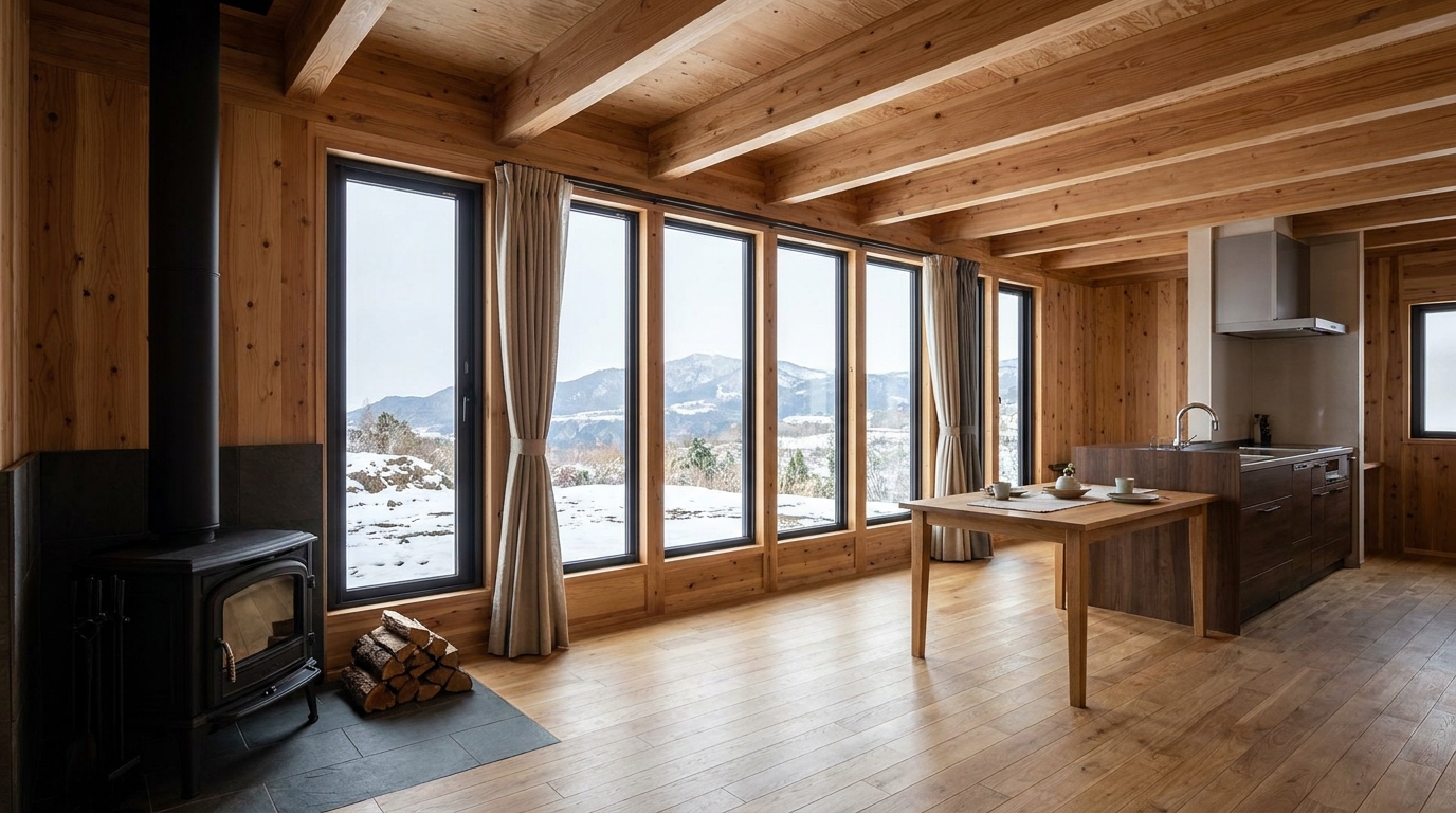 陽の小屋 内観