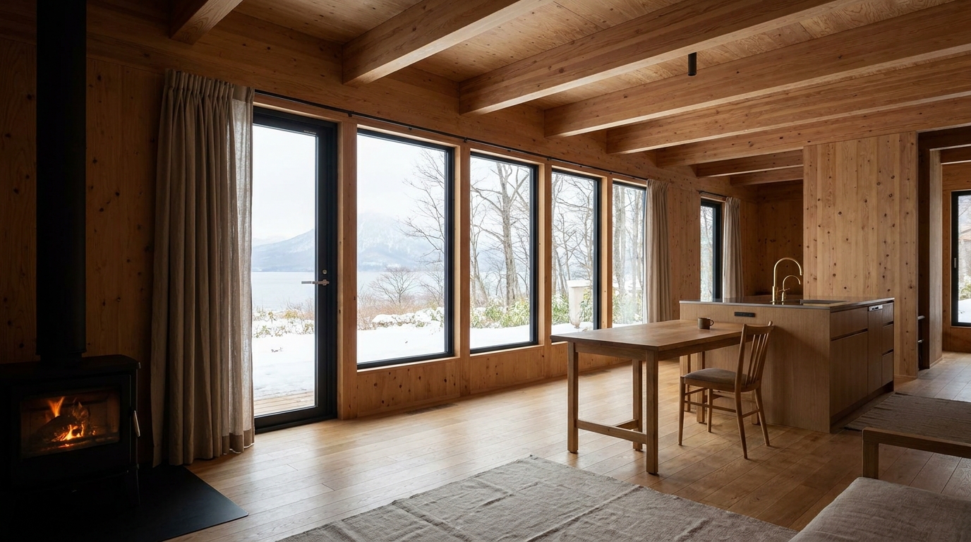 南の小屋 内観