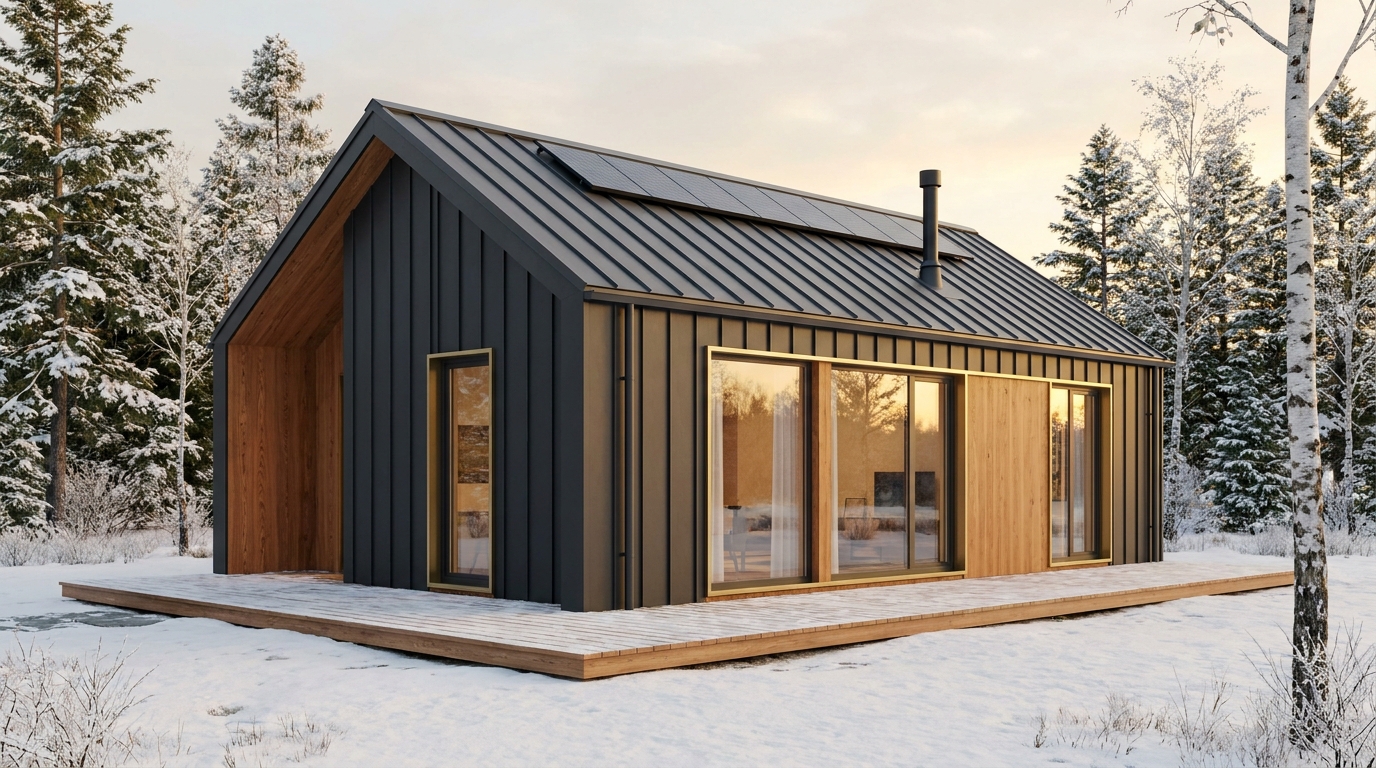 月の砦 外観 — AI render based on BIM specs