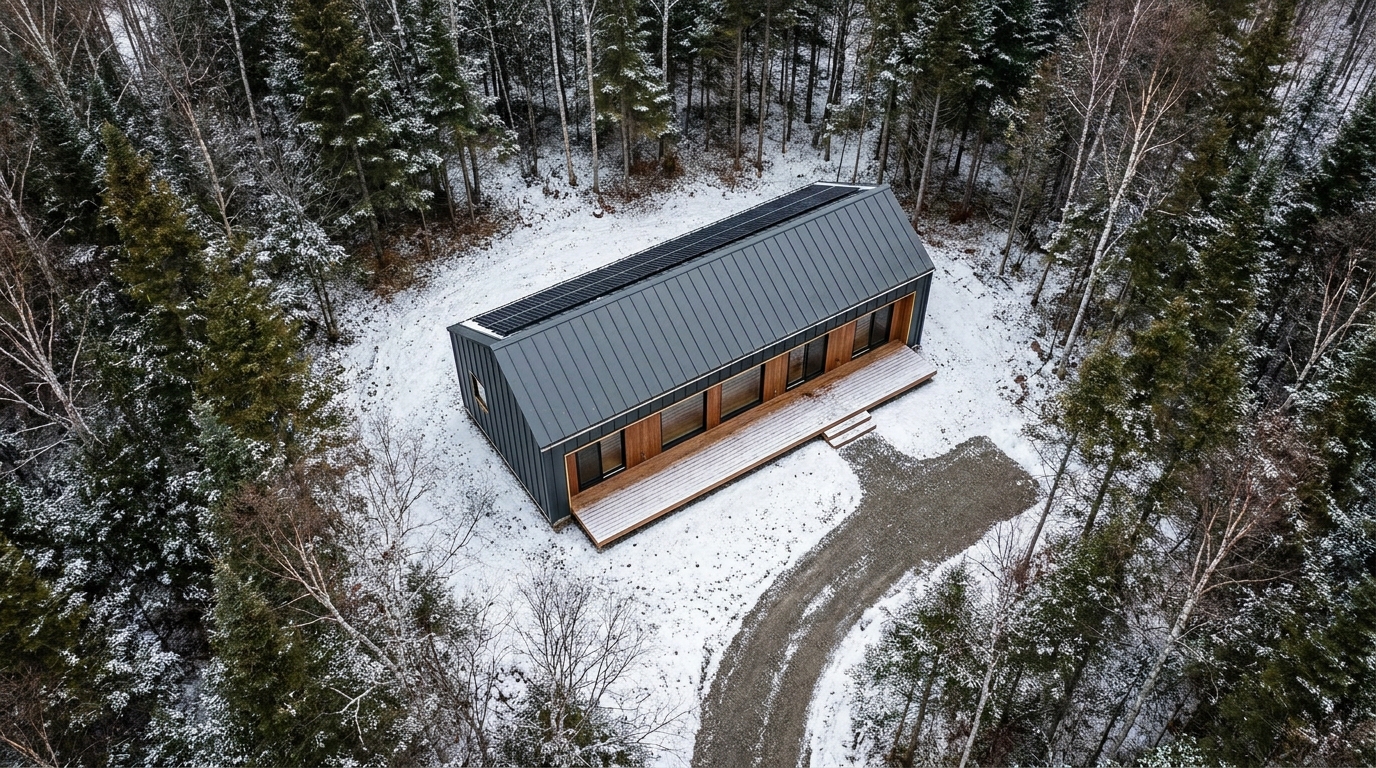 霜の小屋 配置