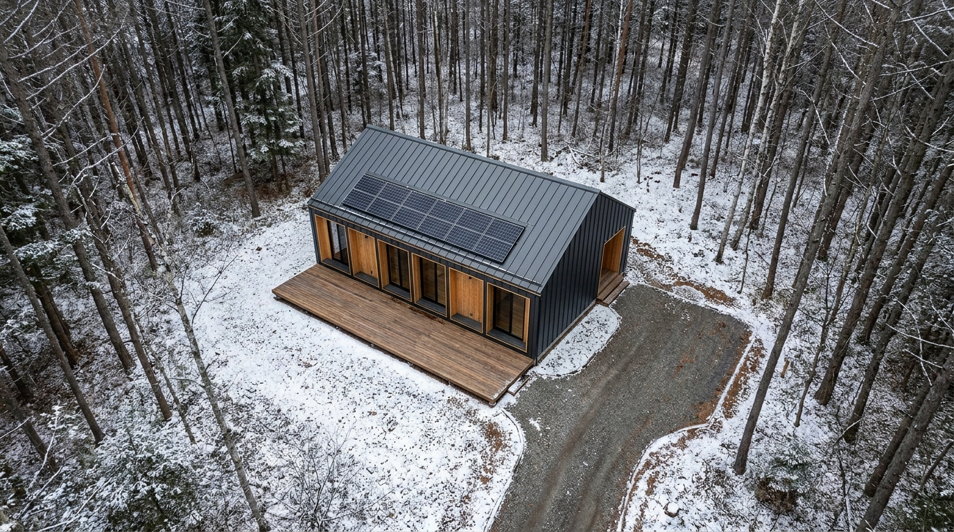 北の小屋 配置