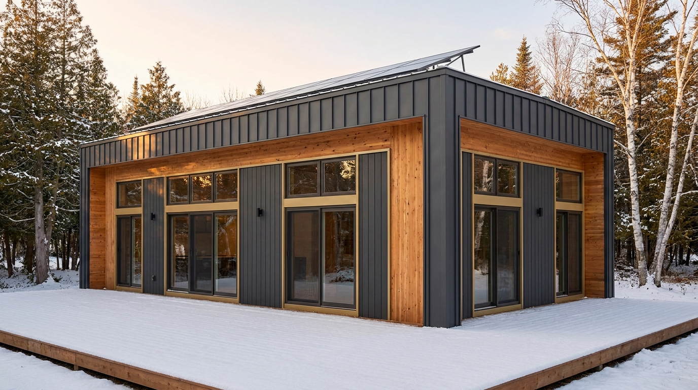 風の塔 外観 — AI render based on BIM specs