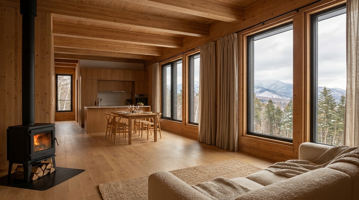 月の小屋 内観