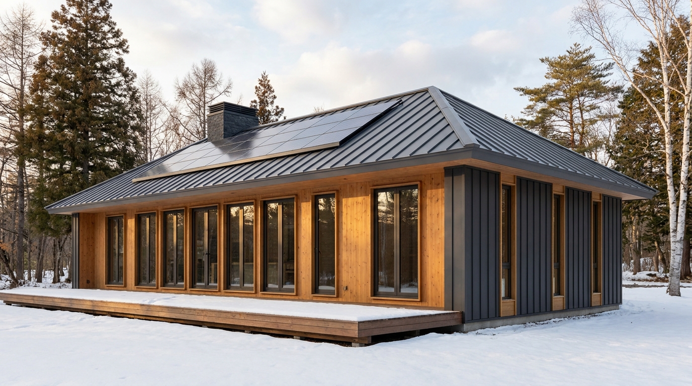 東の塔 外観 — AI render based on BIM specs
