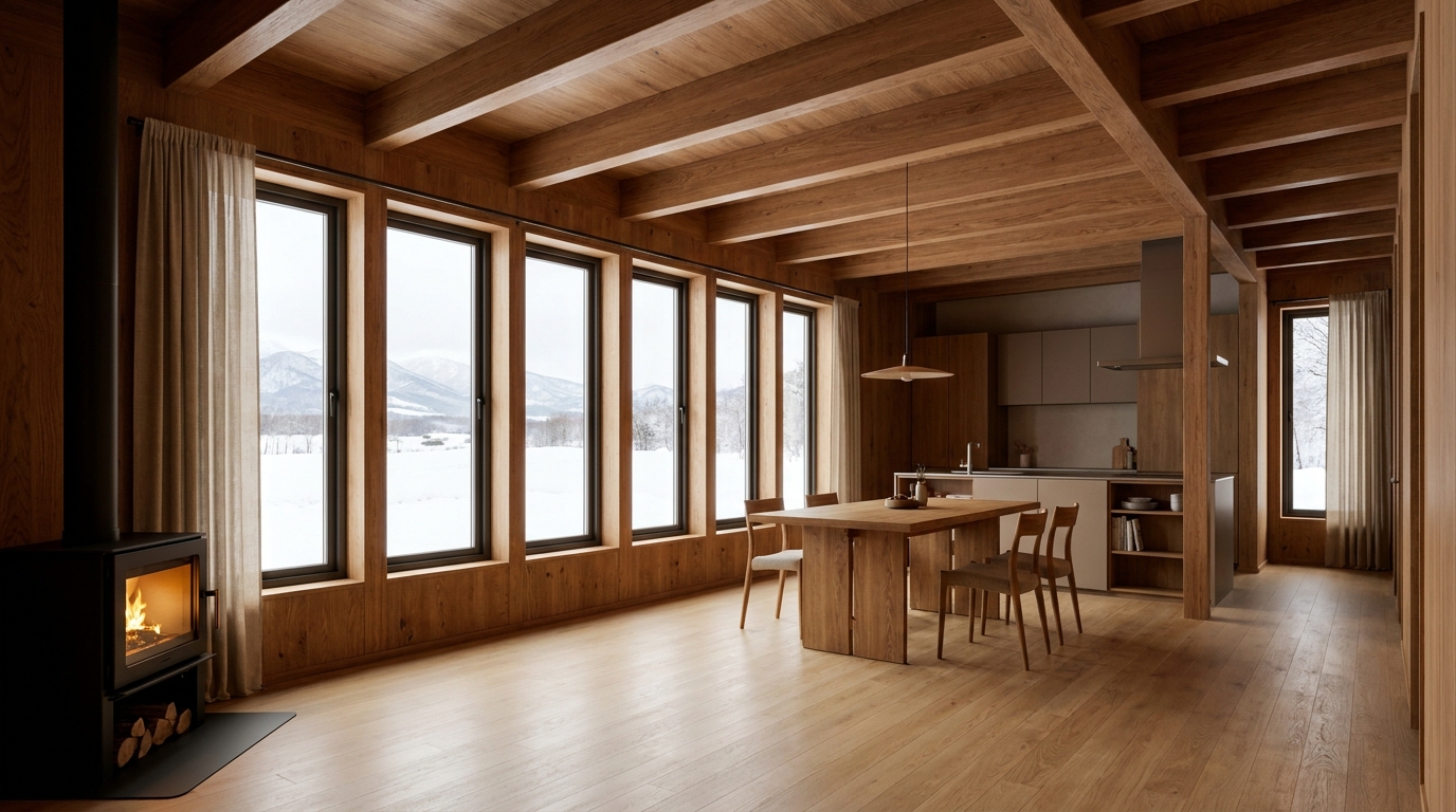 陽の小屋 内観