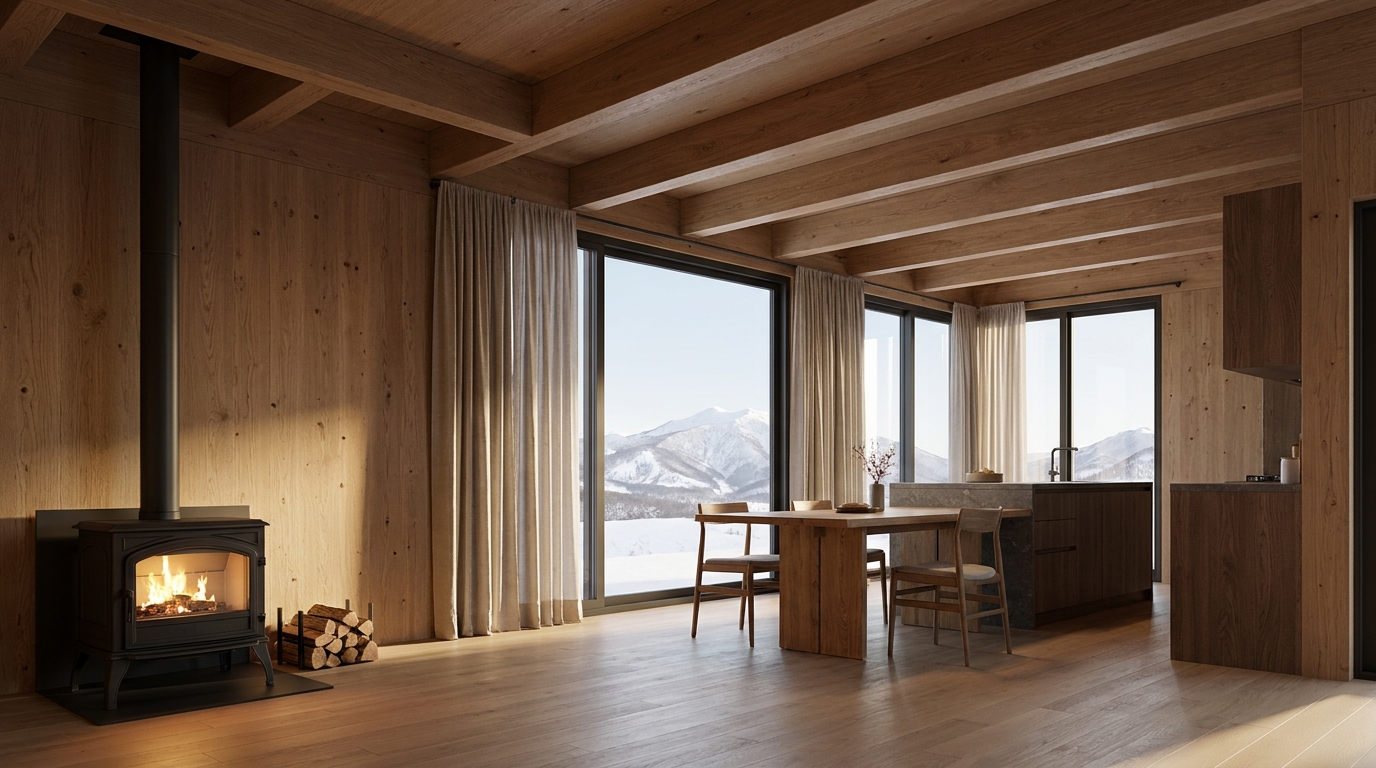 南の小屋 内観