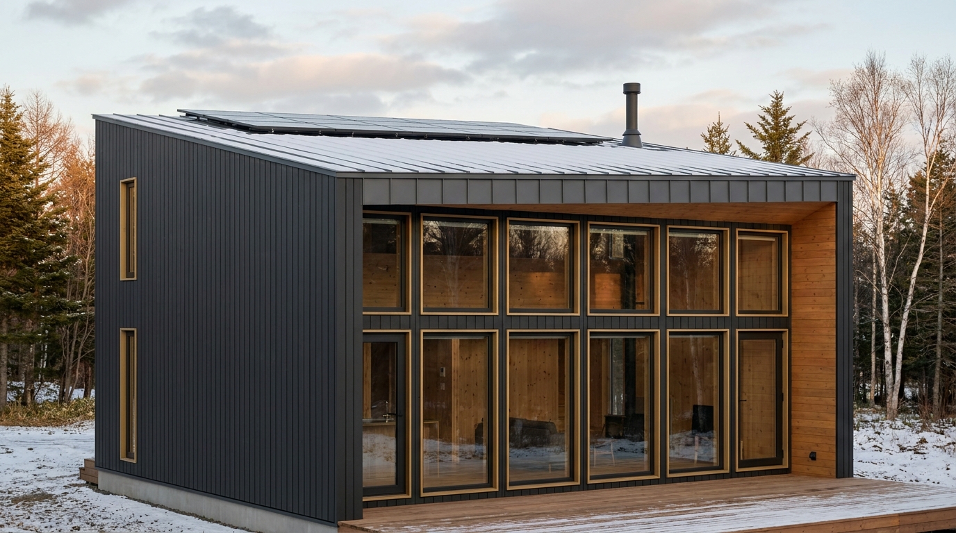月の砦 外観 — AI render based on BIM specs