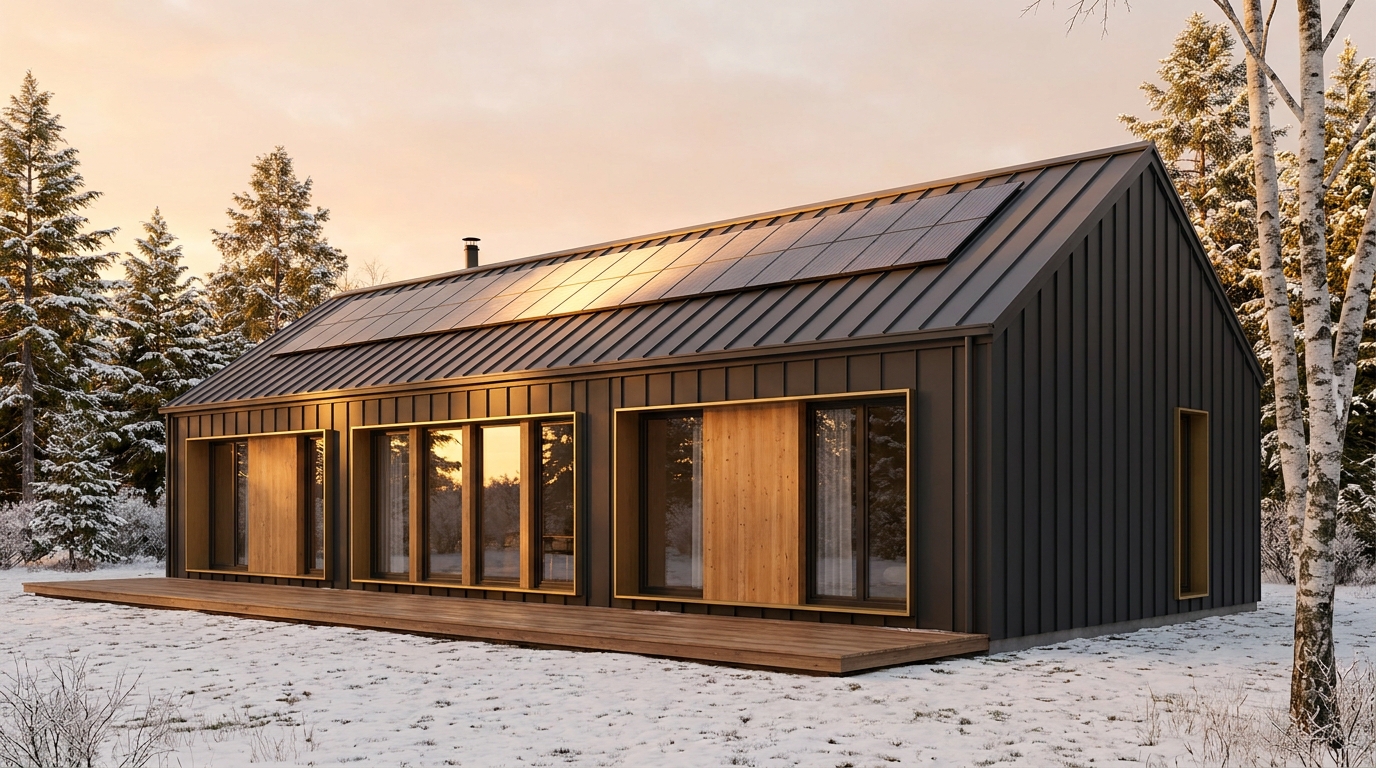 月の砦 外観 — AI render based on BIM specs