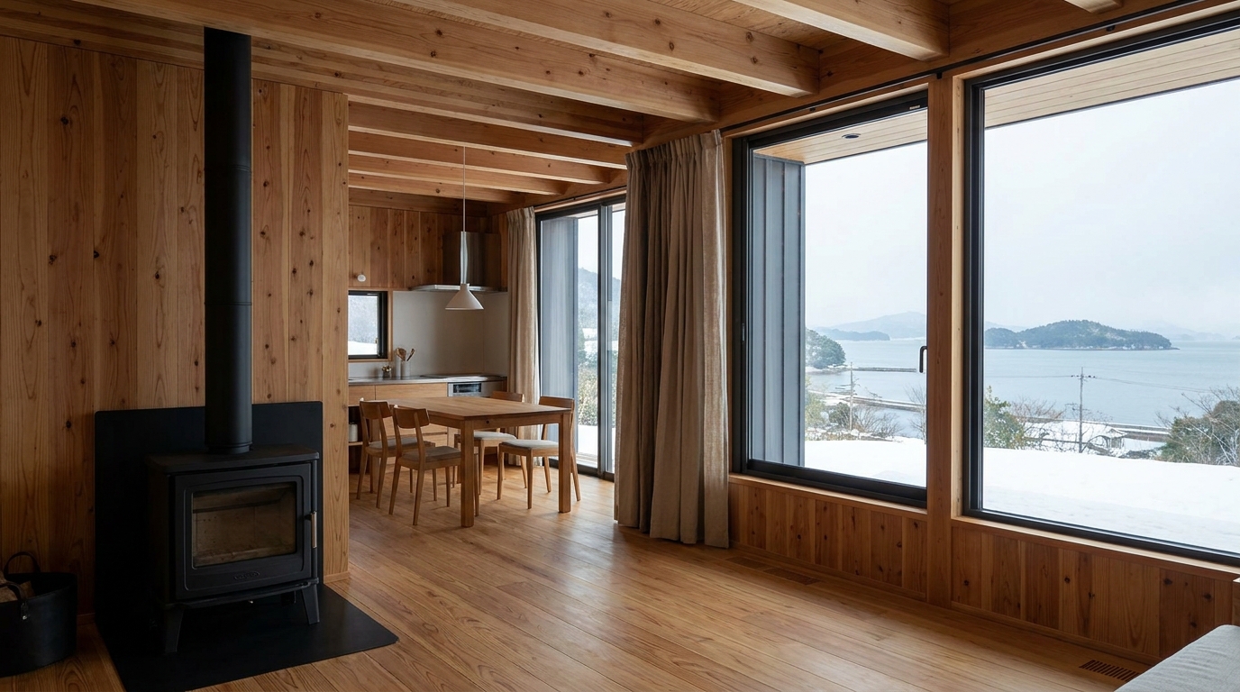 風の小屋 内観
