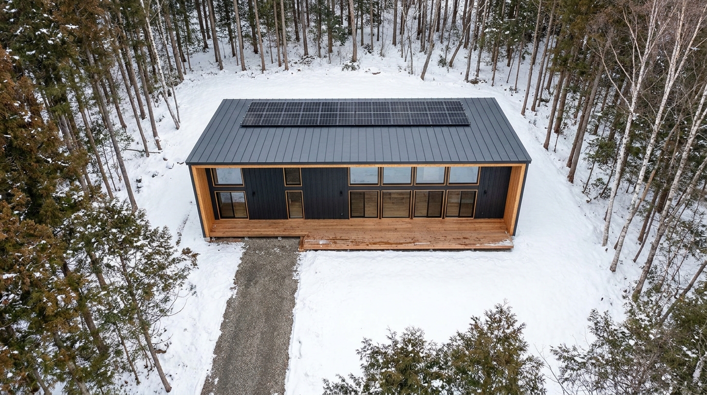 森の小屋 配置