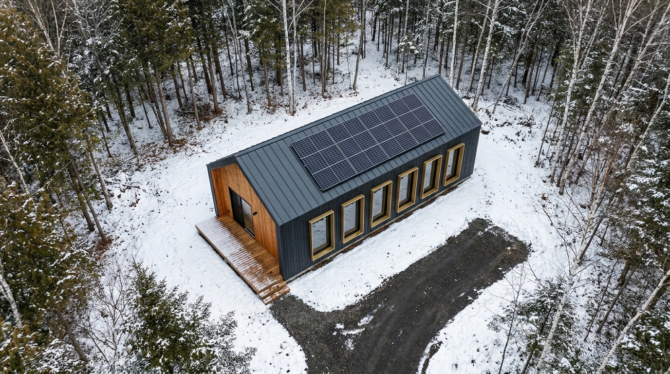 森の小屋 配置