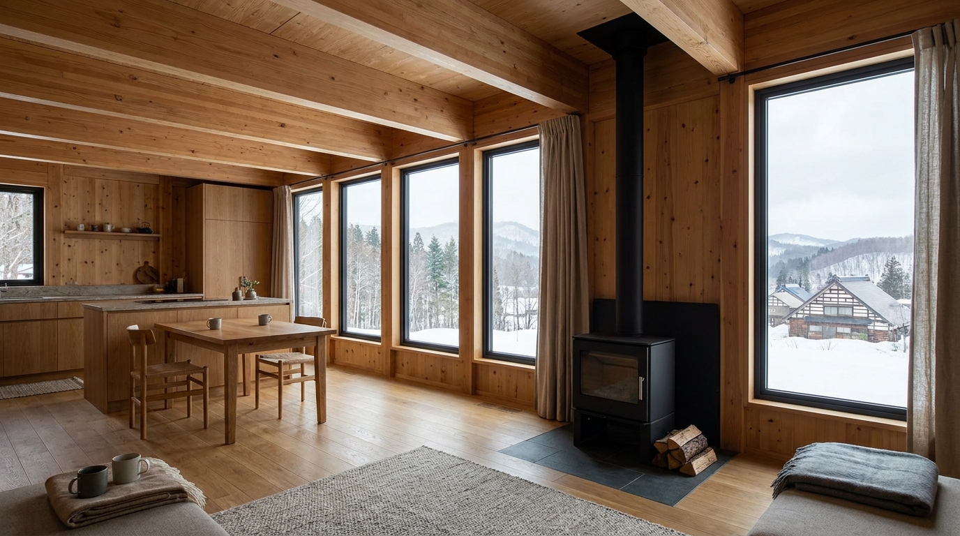陽の小屋 内観