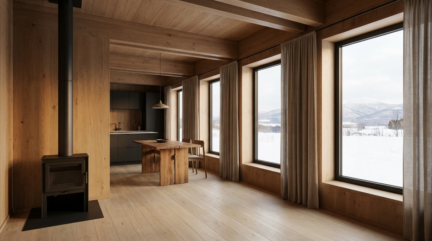 風の小屋 内観