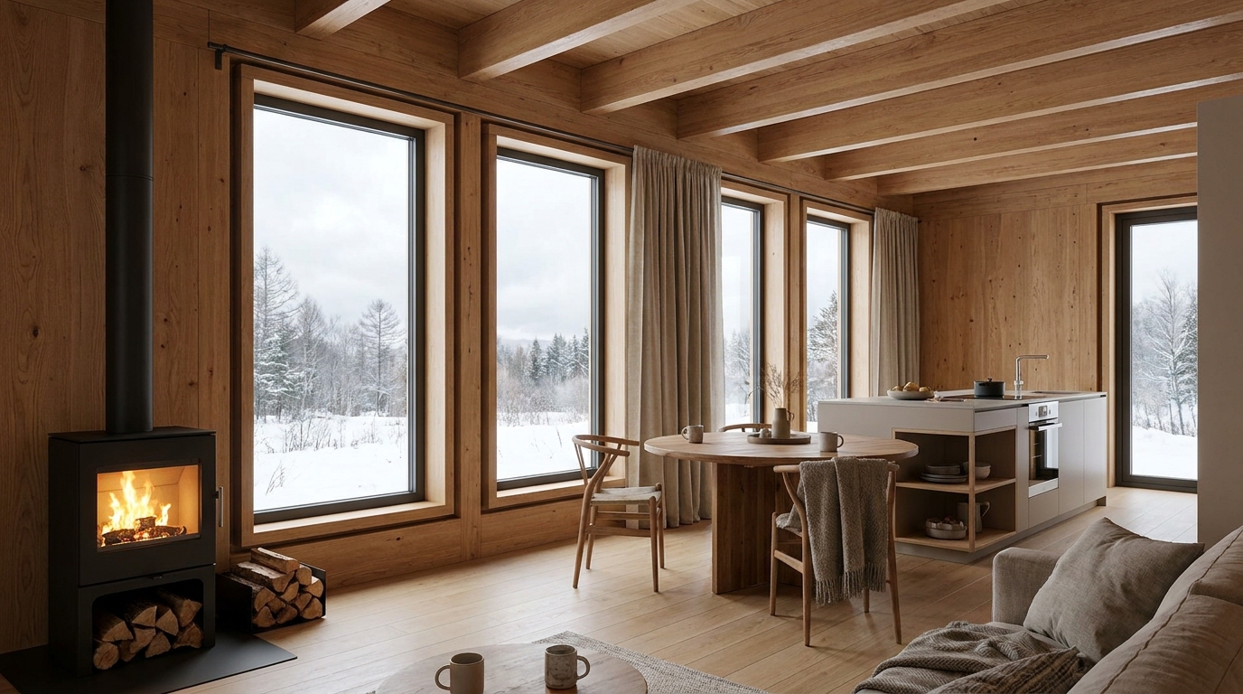 西の小屋 内観