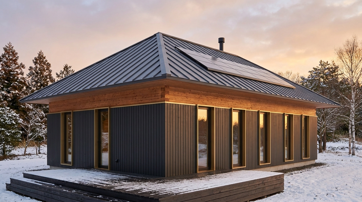 月の蔵 外観 — AI render based on BIM specs