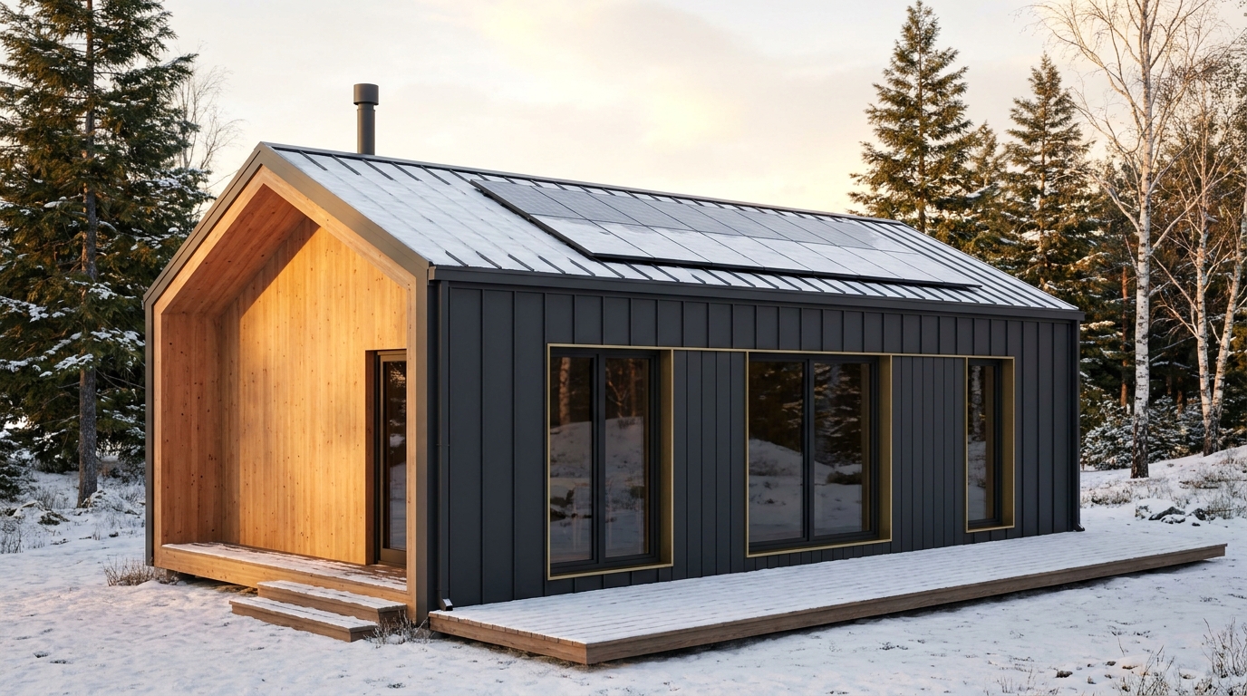 月の蔵 外観 — AI render based on BIM specs