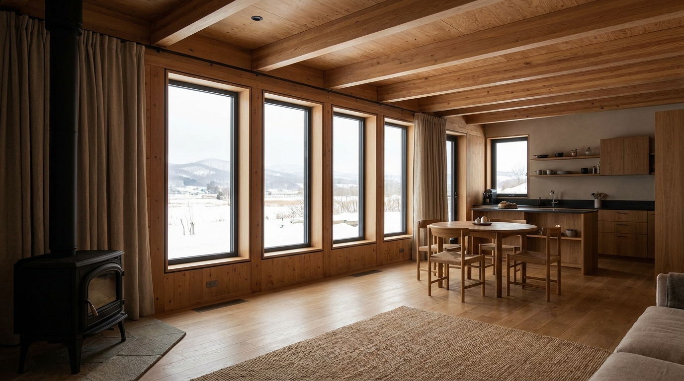 陽の小屋 内観