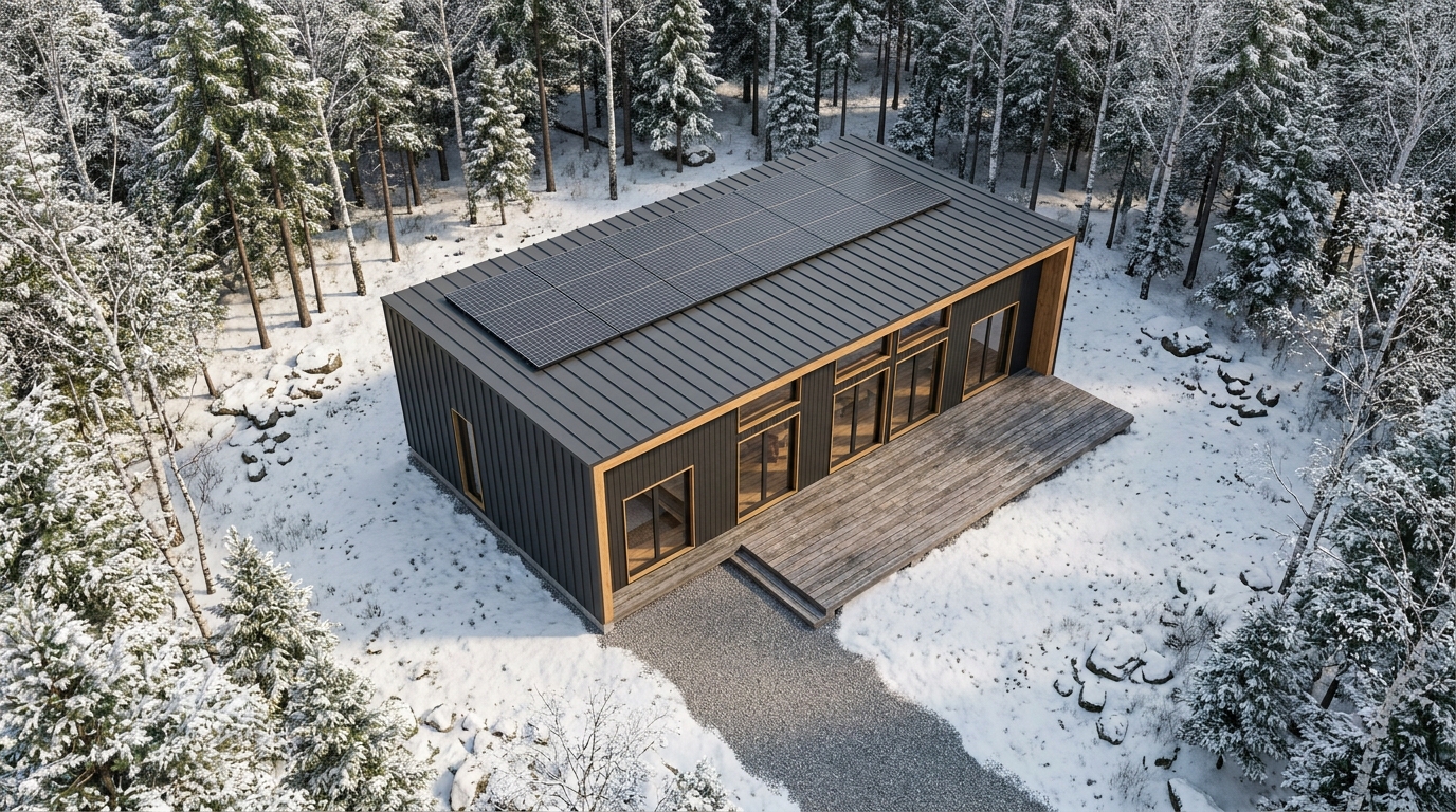 森の小屋 配置