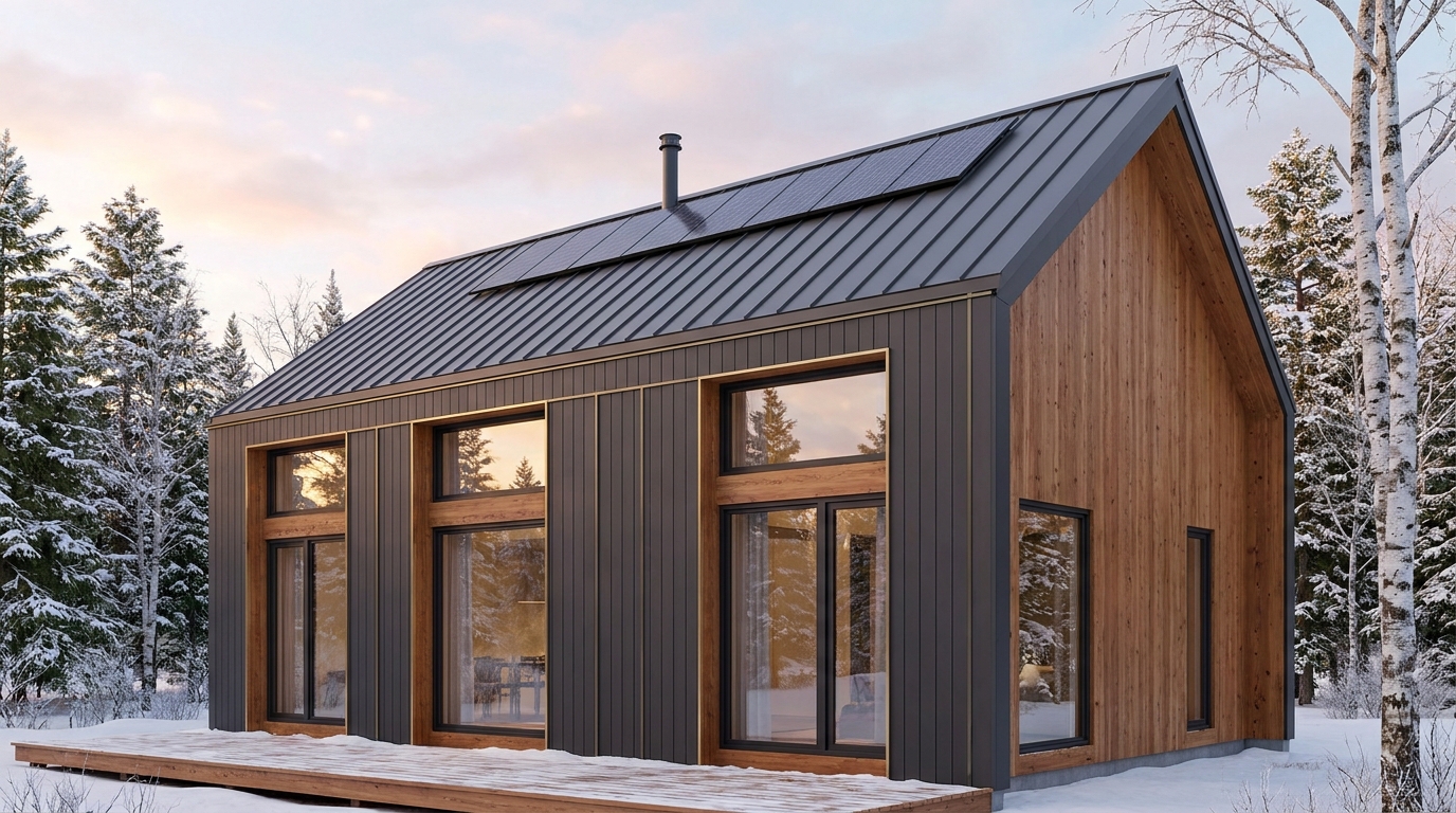 東の杜 外観 — AI render based on BIM specs