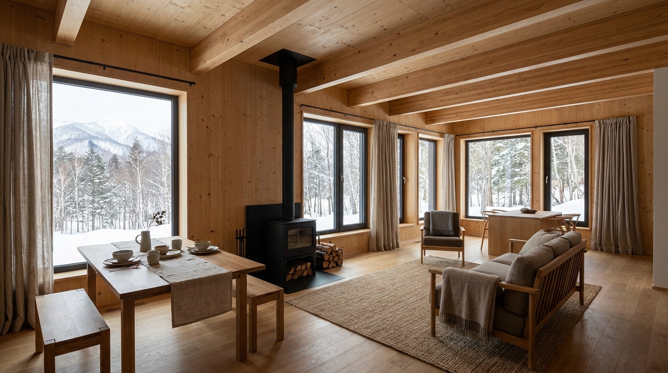 南の小屋 内観