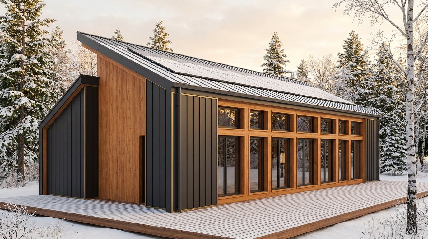 月の館 外観 — AI render based on BIM specs