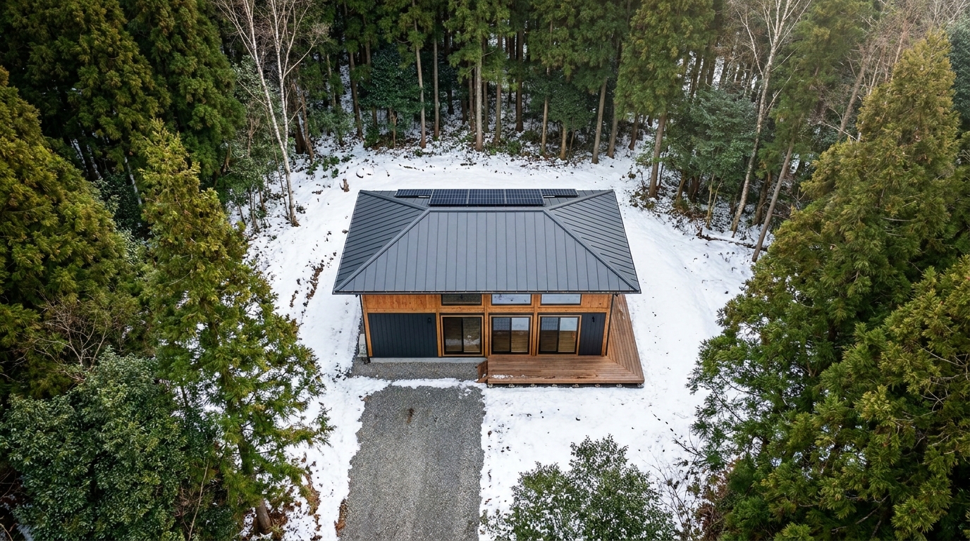 霧の小屋 配置