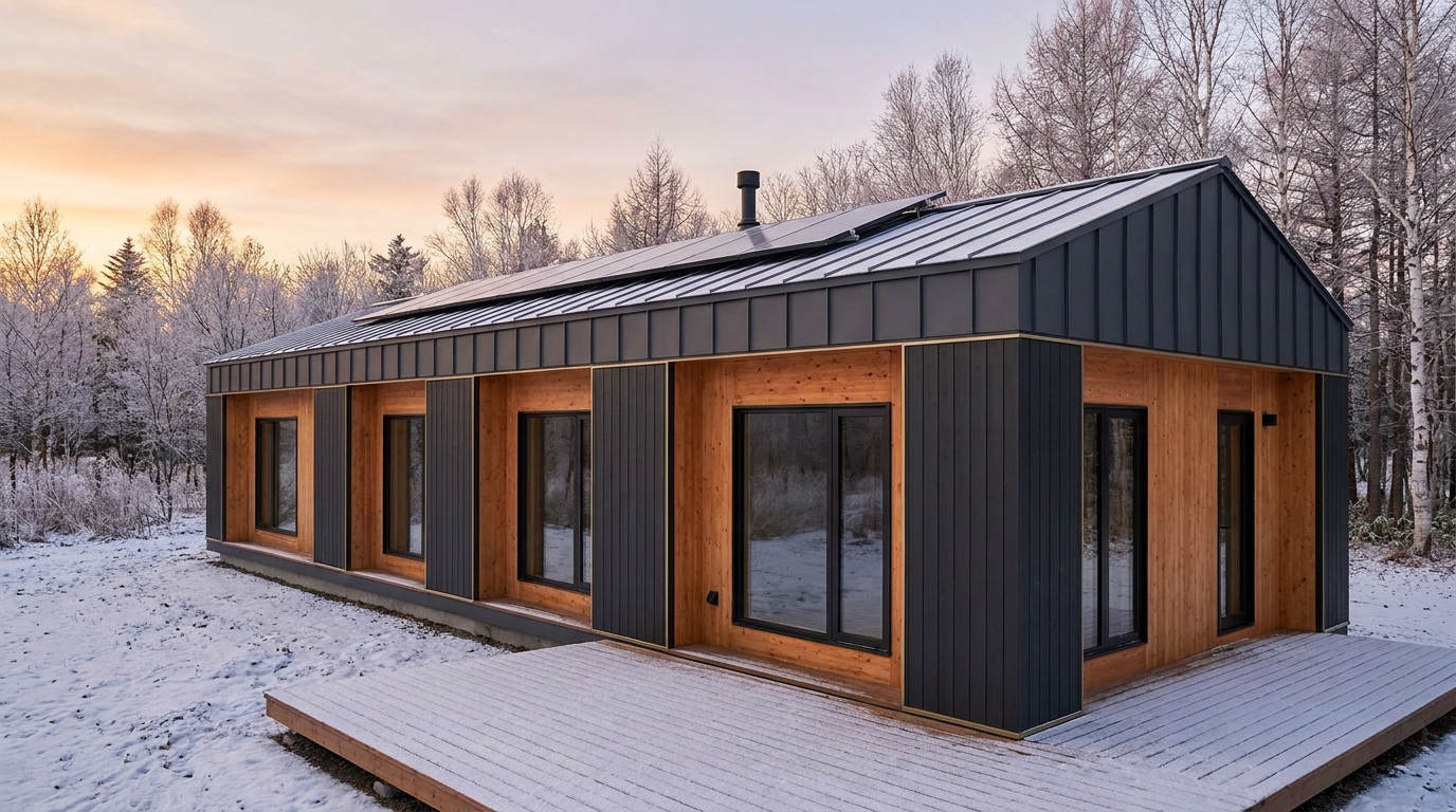 月の杜 外観 — AI render based on BIM specs